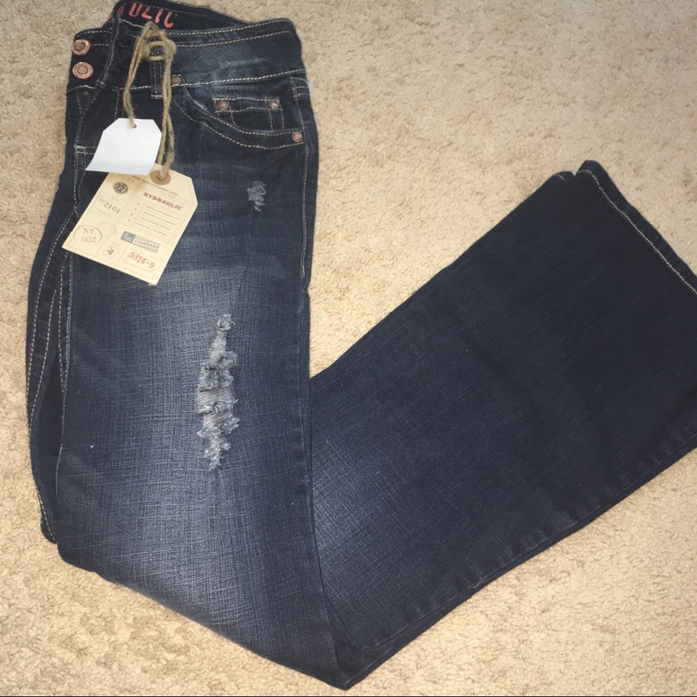Hydraulic Ripped Jeans
