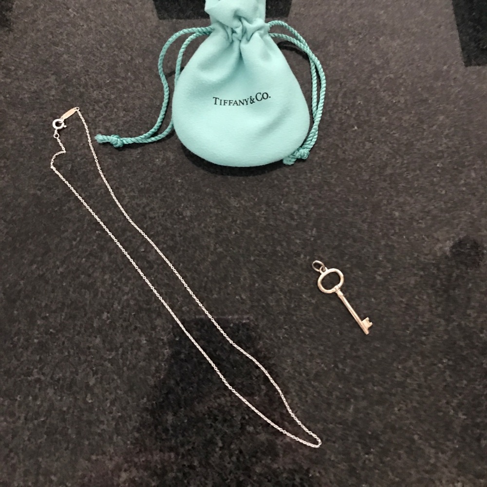 Tiffany & Co. key to my heart necklace
