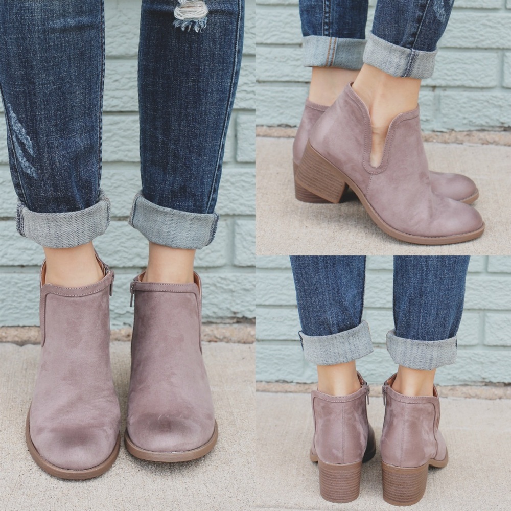 Grey Ankle Booties