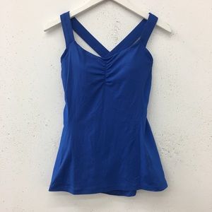 Lululemon cross back tank with built in bra