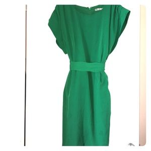Eliza J pretty green dress