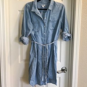 Old Navy Denim Tunic Button up