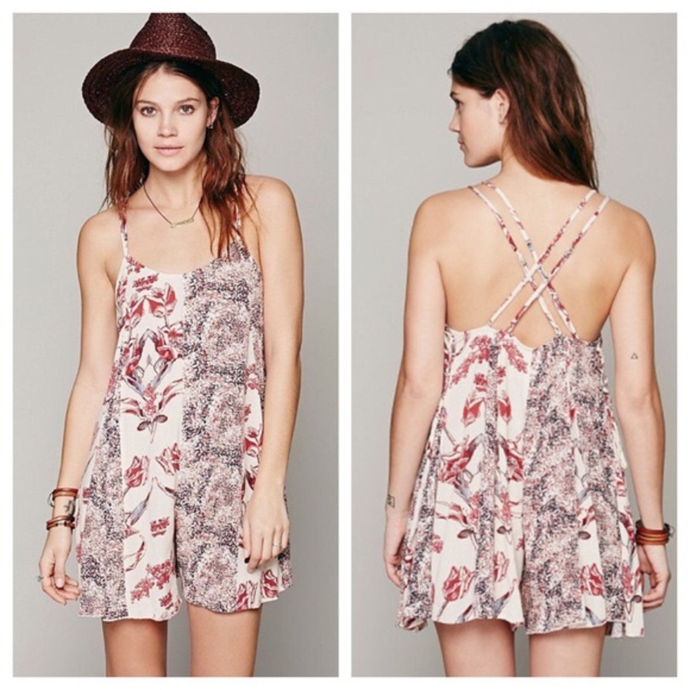 Free People Floral romper