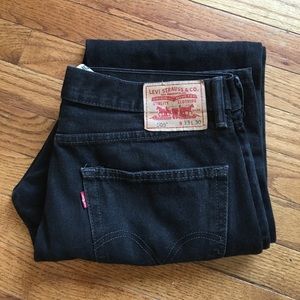 Levi Black Jeans 505 33x30