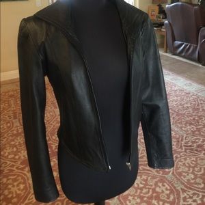 Knoles and carter vintage leather jacket small