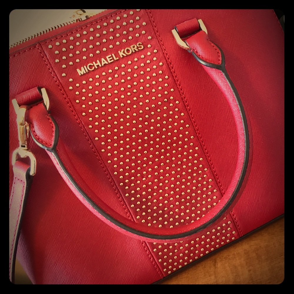 Authentic Michael Kors Red Purse❤️