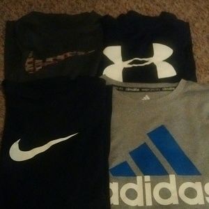 Boys dri-fit athletic shirts