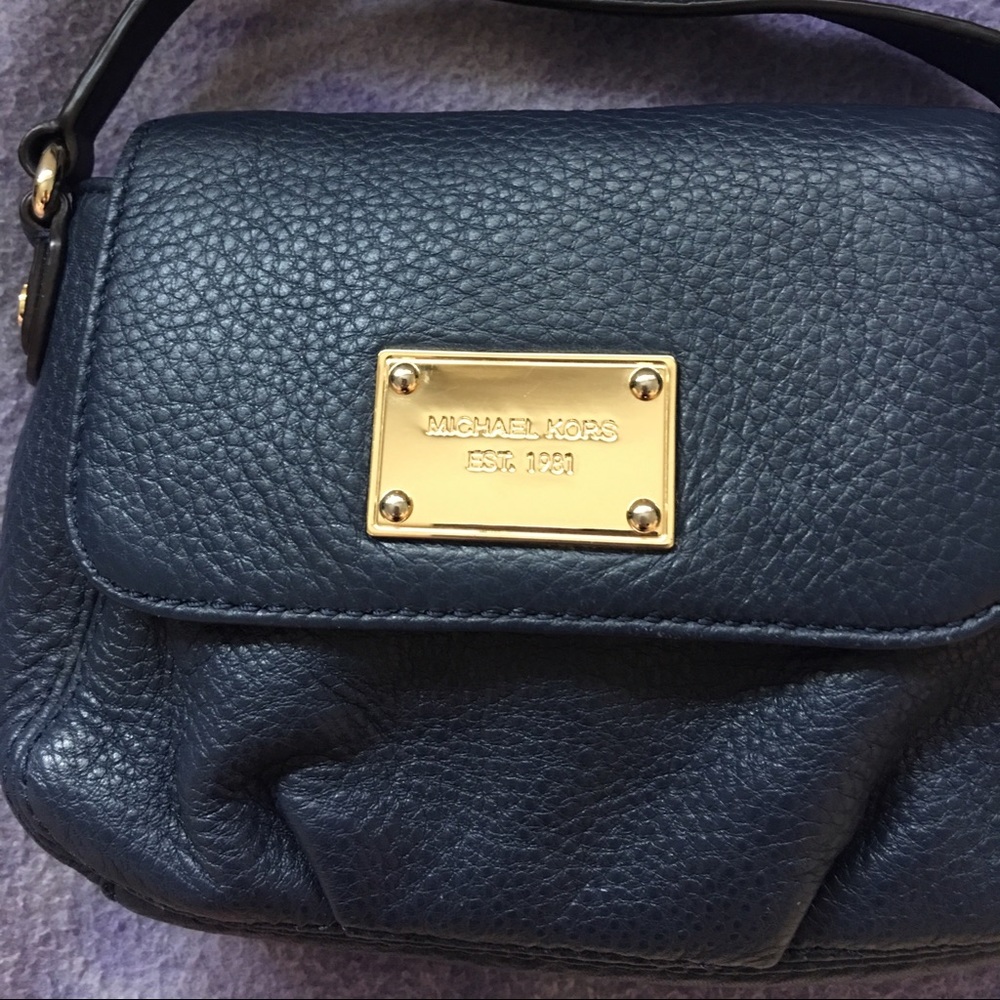 AUTHENTIC Michael Kors Crossbody Bag Navy Blue