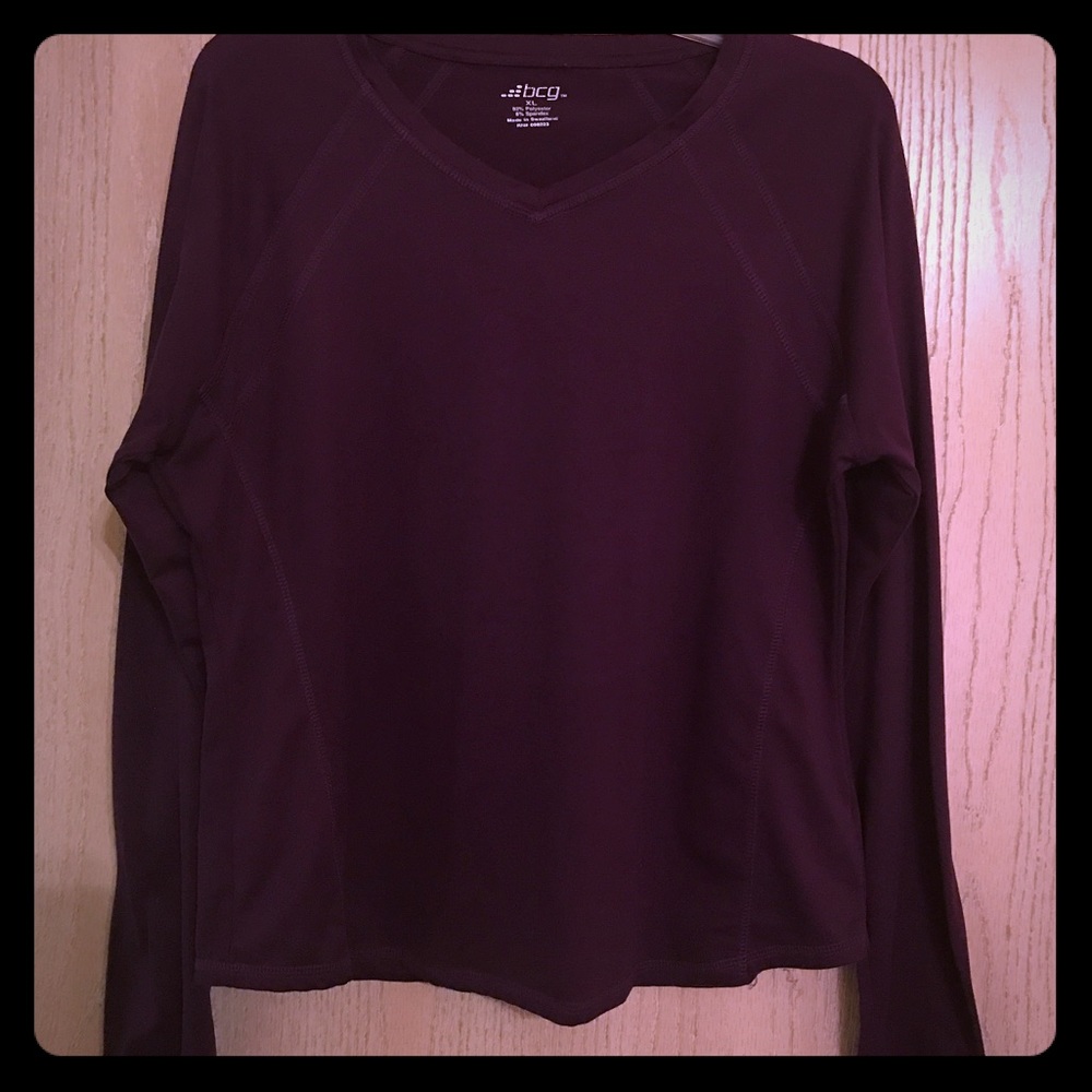 Acadamy BCG Long Sleeve Plum Athletic Shirt