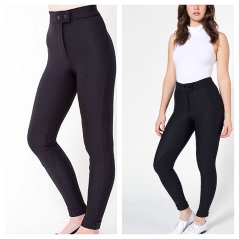black American apparel riding pants