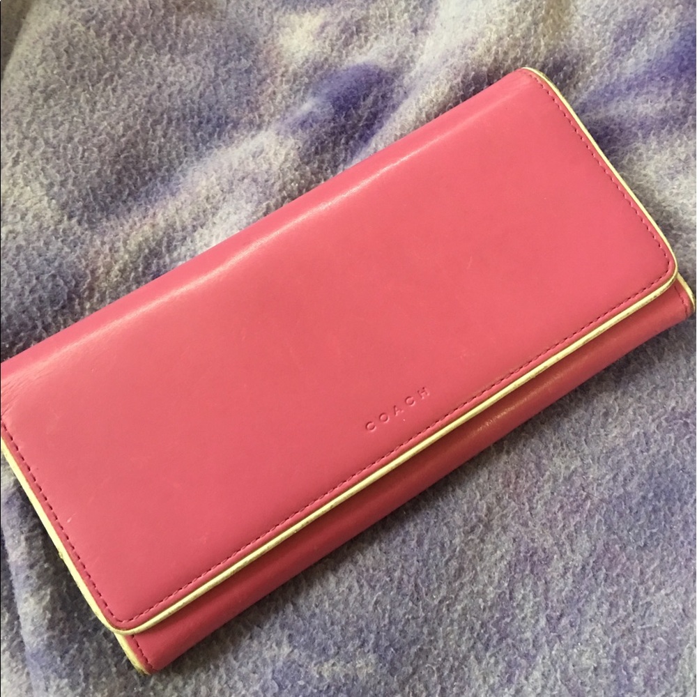 AUTHENTIC Coach Pink Wallet!