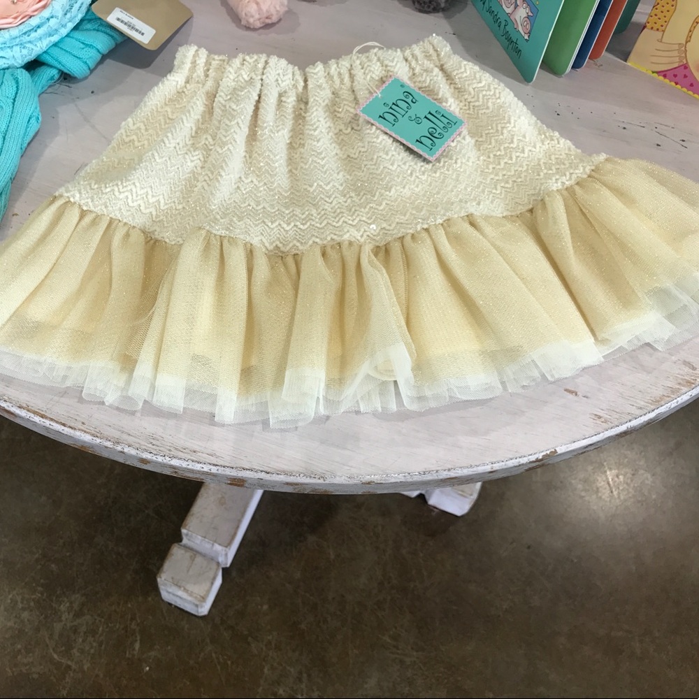 Cream Skirt