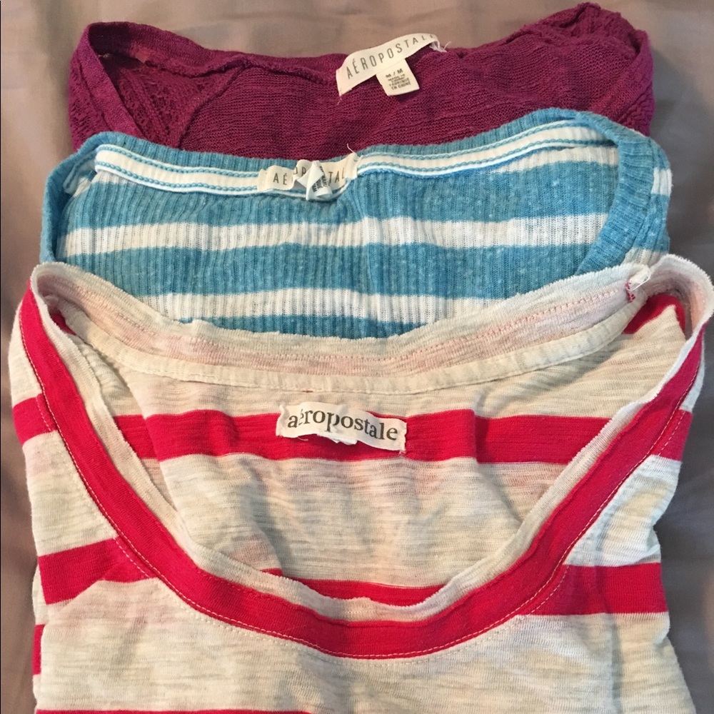 3 Aeropostale shirts