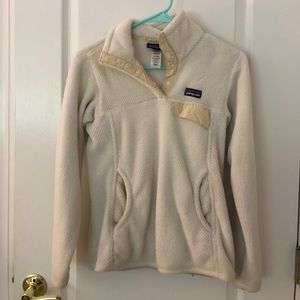 Patagonia Snap-T pullover cream/gold