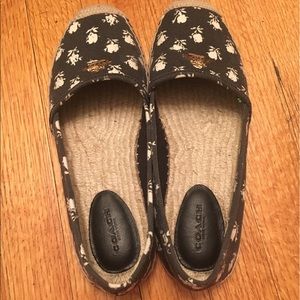 Coach Size 8 floral espadrilles