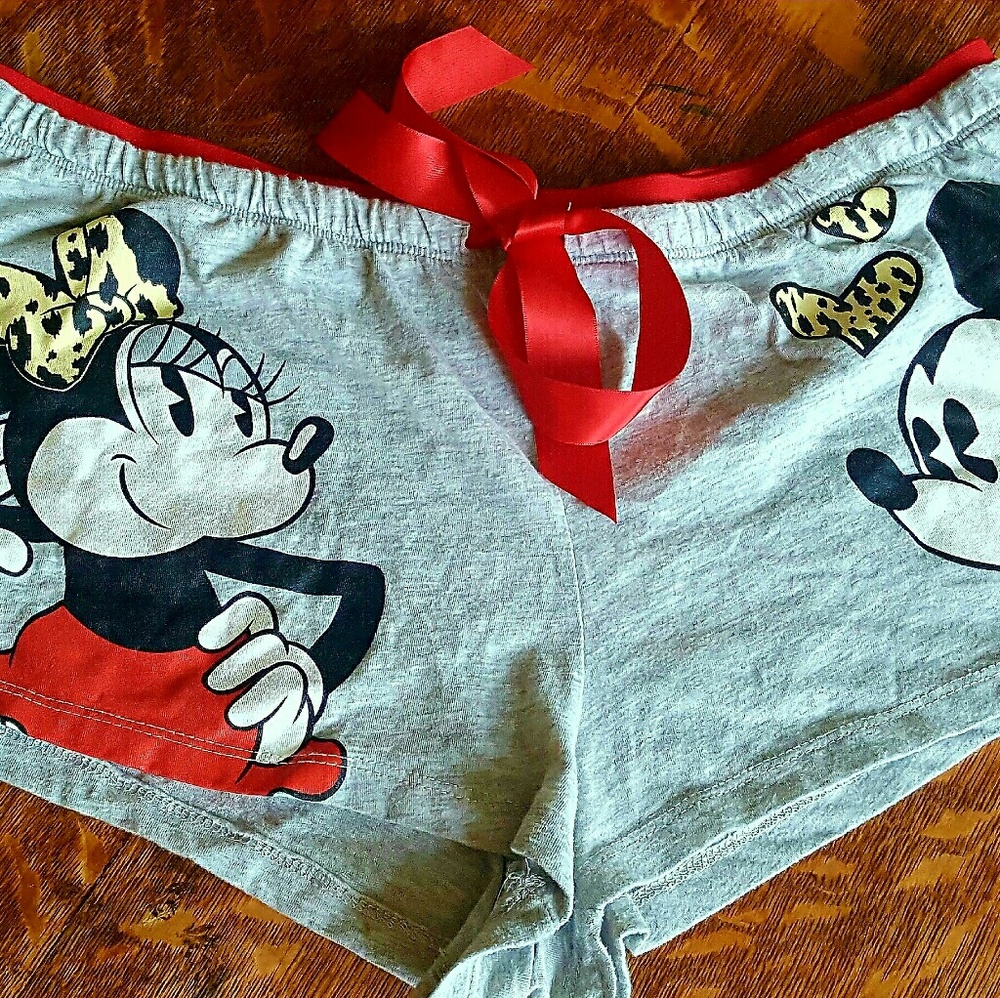 Mickey & Minnie Mouse PJ Shorts