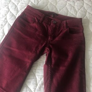 Maje Red Skinny Jeans. Size: 24