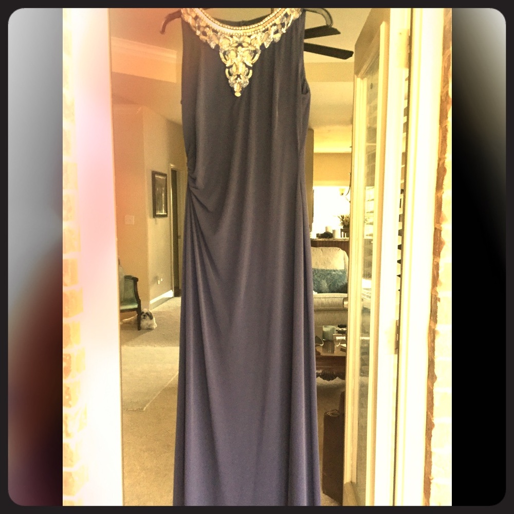 David Meister Embellished Gown