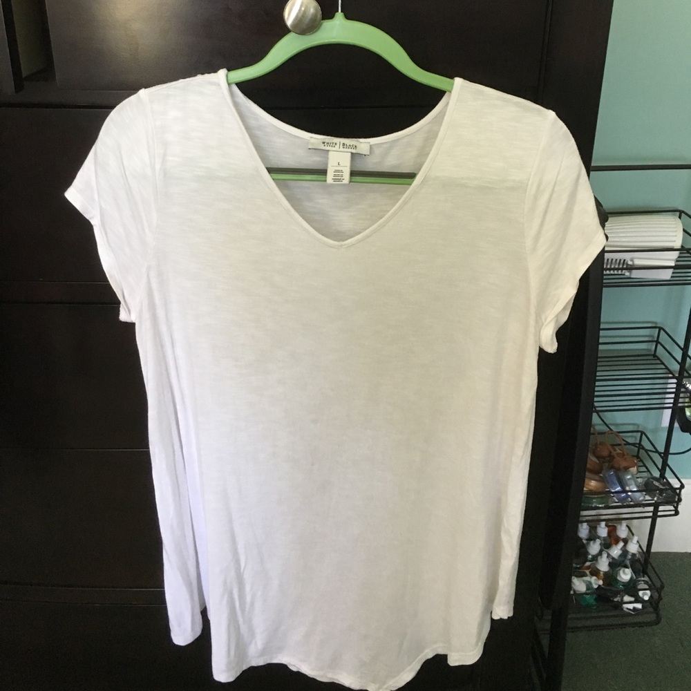 Staple white tee