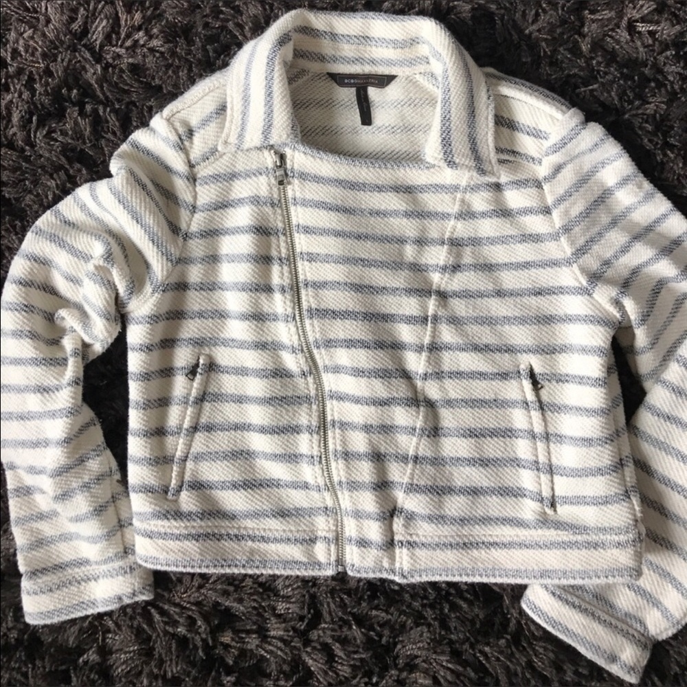 🔥Trendy Cropped Cotton Moto Jacket!❤️