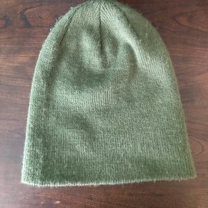 Olive green beanie