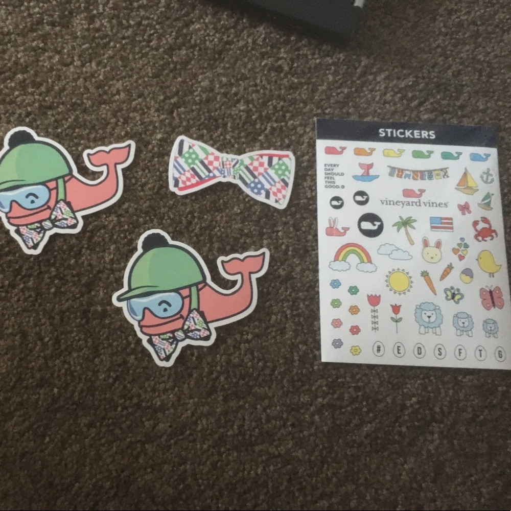 Vineyard vines stickers!!