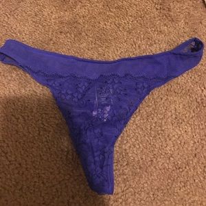 Victoria secret very sexy purple lace thong