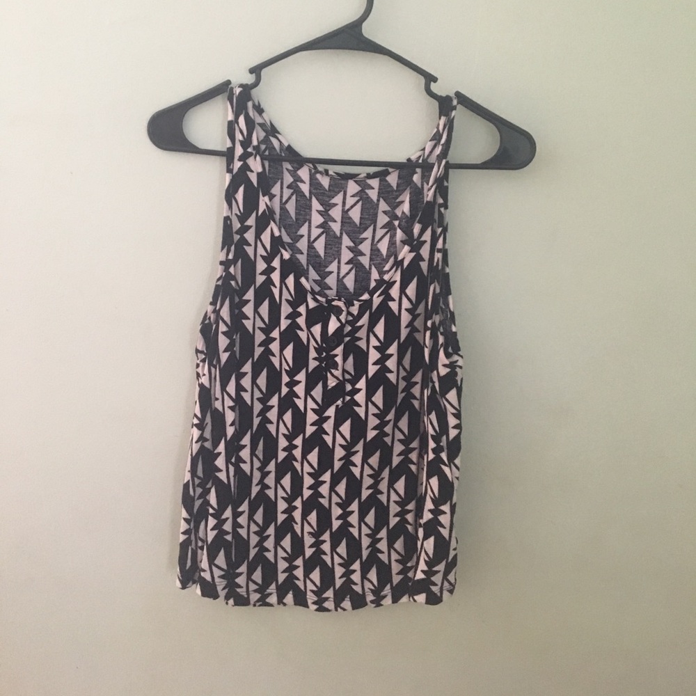 aztec print tank top
