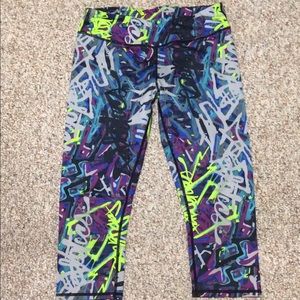 Fabletics graffiti leggings