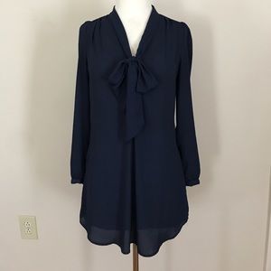 H&M Navy Blue Tunic Dress