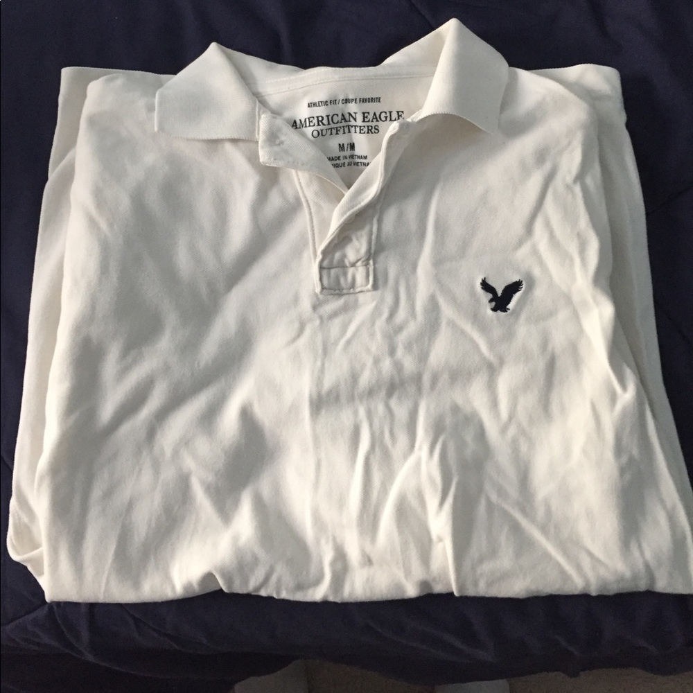 White American eagle polo