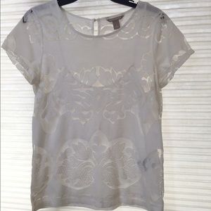 Lace Banana Republic shirt
