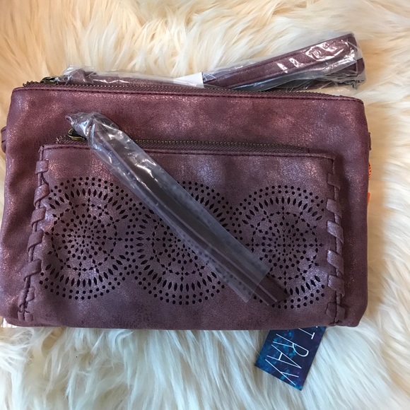 *LAST ONE!* Free People Gemma Crossbody in Wine - Picture 6 of 8