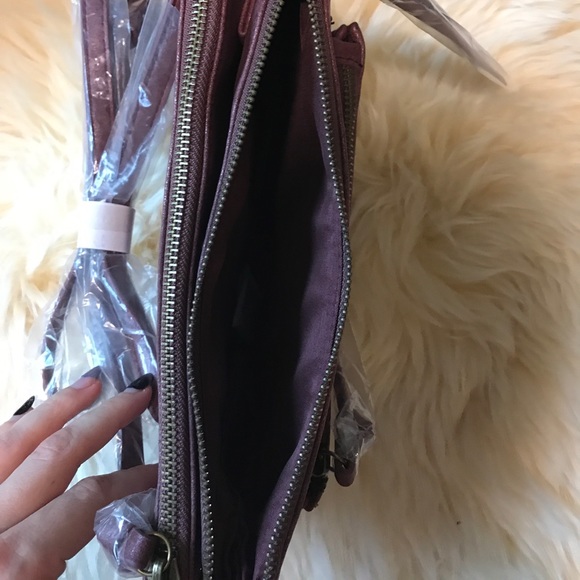 *LAST ONE!* Free People Gemma Crossbody in Wine - Picture 8 of 8