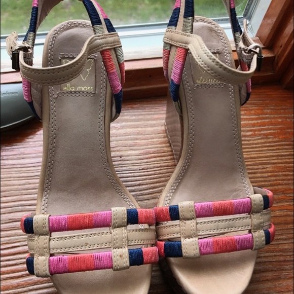 Ella Moss- Ryann Wedge Sandals - Picture 2 of 4