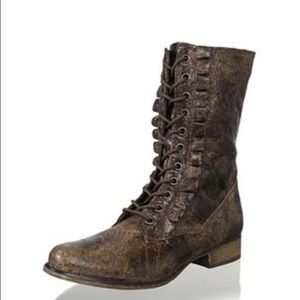 Betsey Johnson "Litza" Boots, Mocha, Size 8