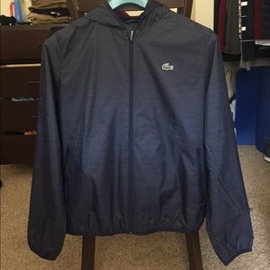 Blue Lacoste Windbreaker Medium