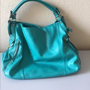 Teal purse