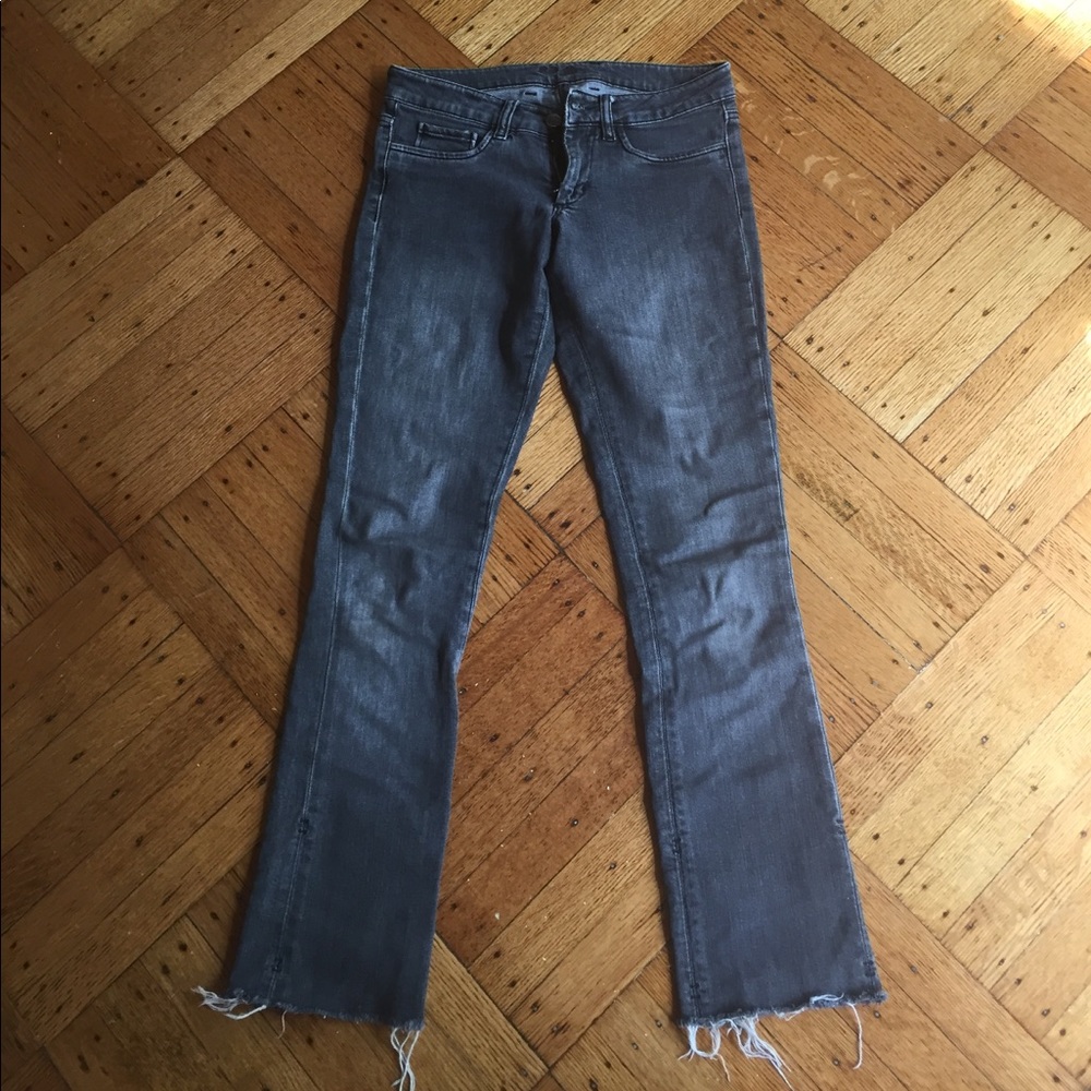 Cropped flared jeans