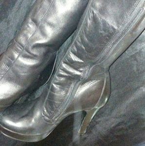 Sycho Boots black leather play form
