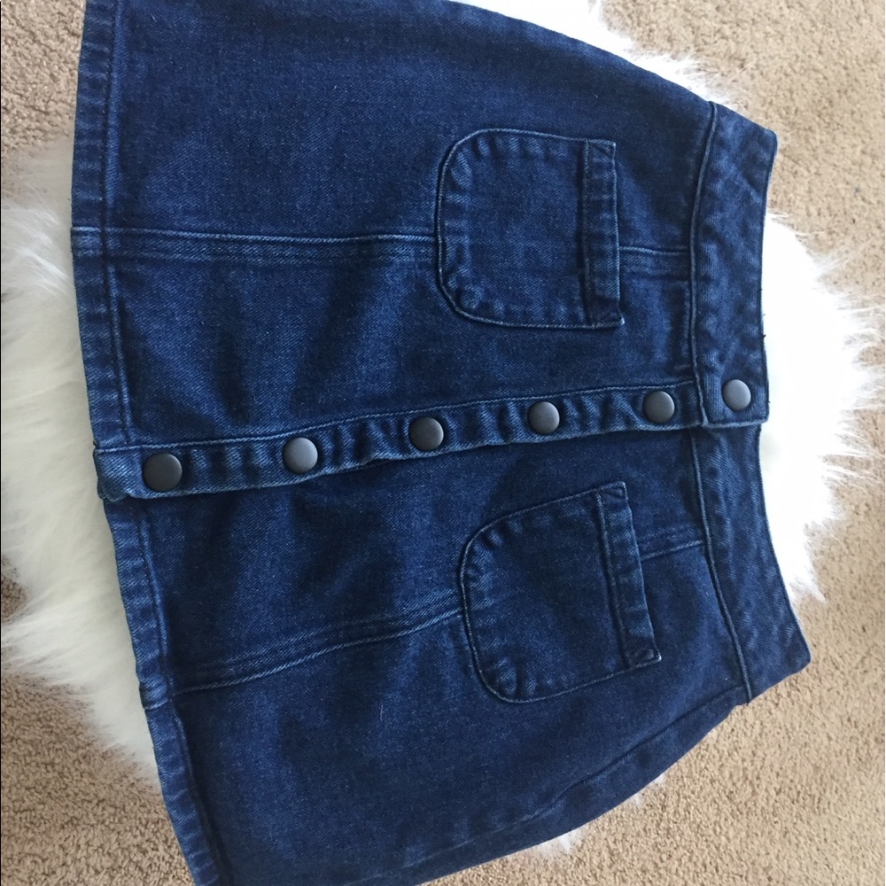 Brandy Melville jean skirt