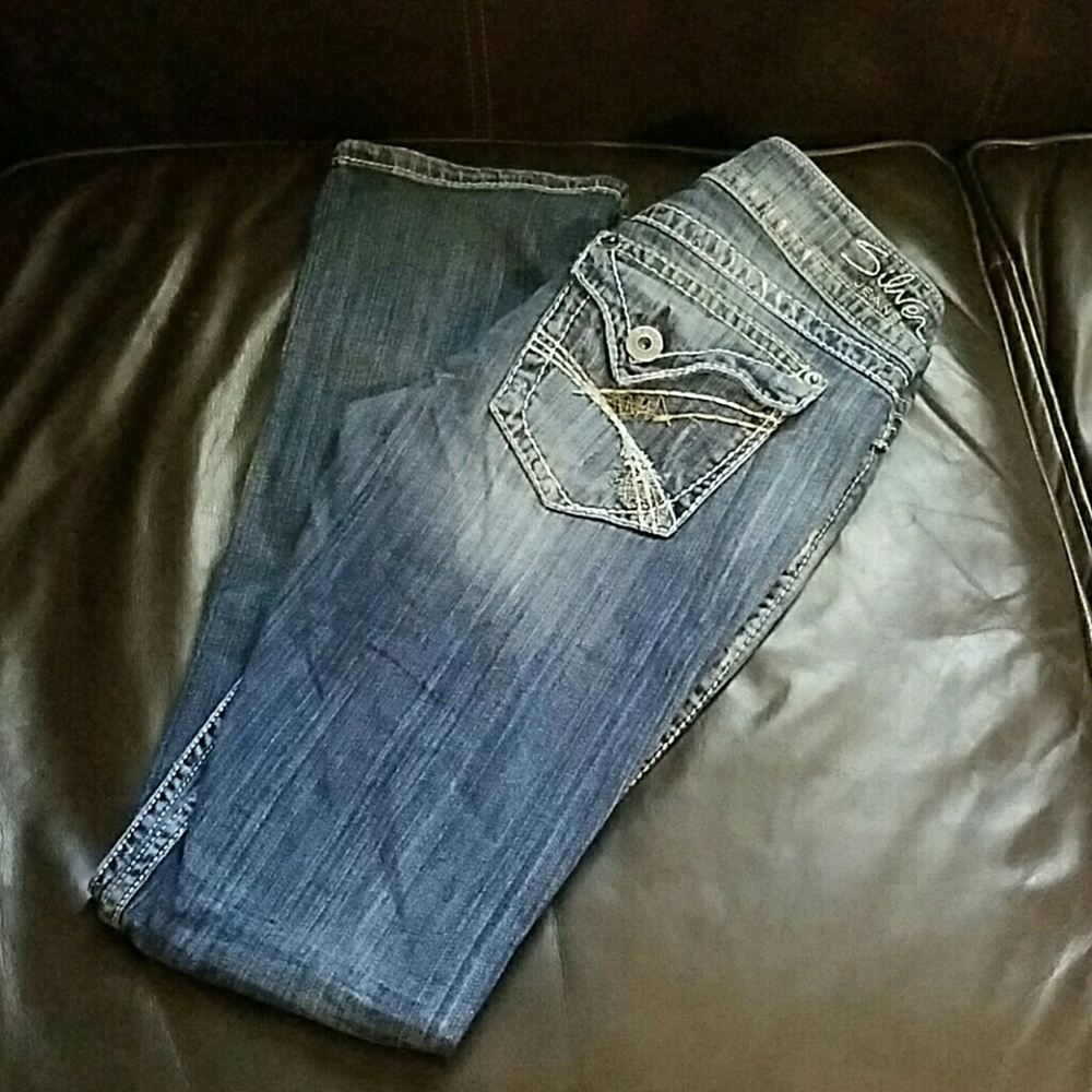 Silver jeans
