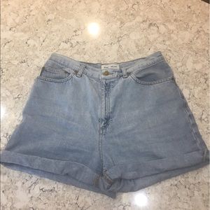 Vintage high rise "mom" shorts