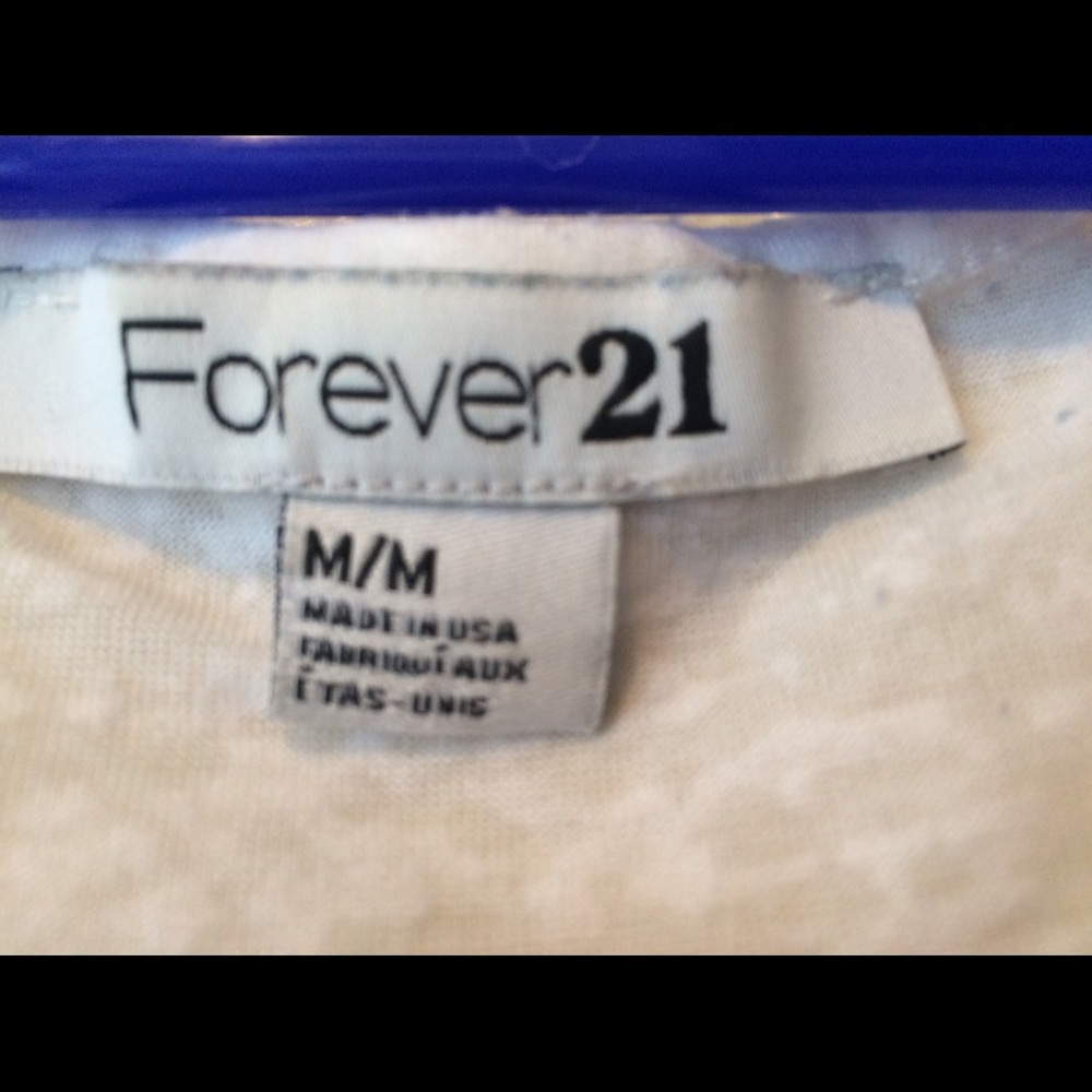 Forever 21 White Feather Tank - Picture 3 of 6