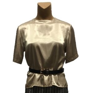 Satin Blouse, Size 8