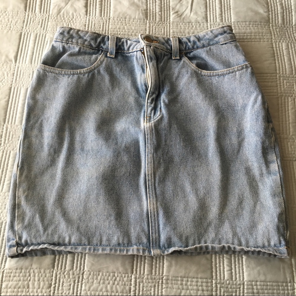 American appeal mini jean skirt