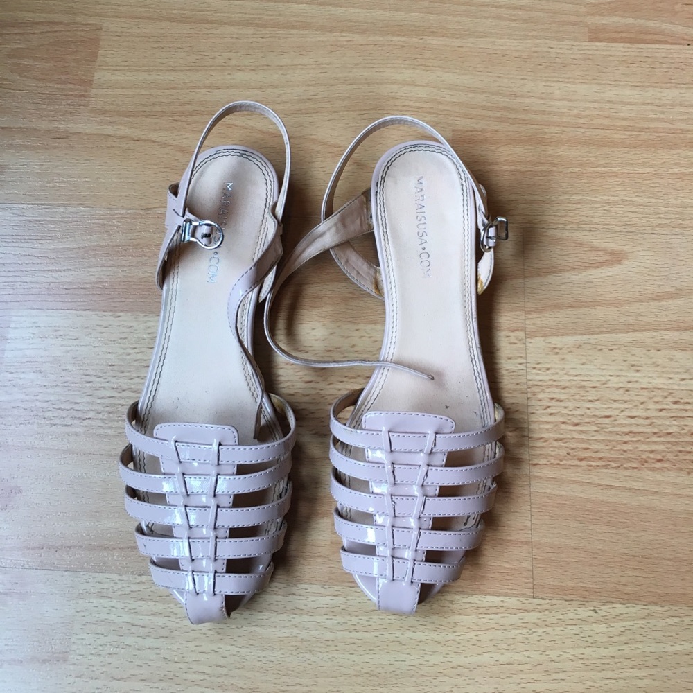 Woven sandal soft pink