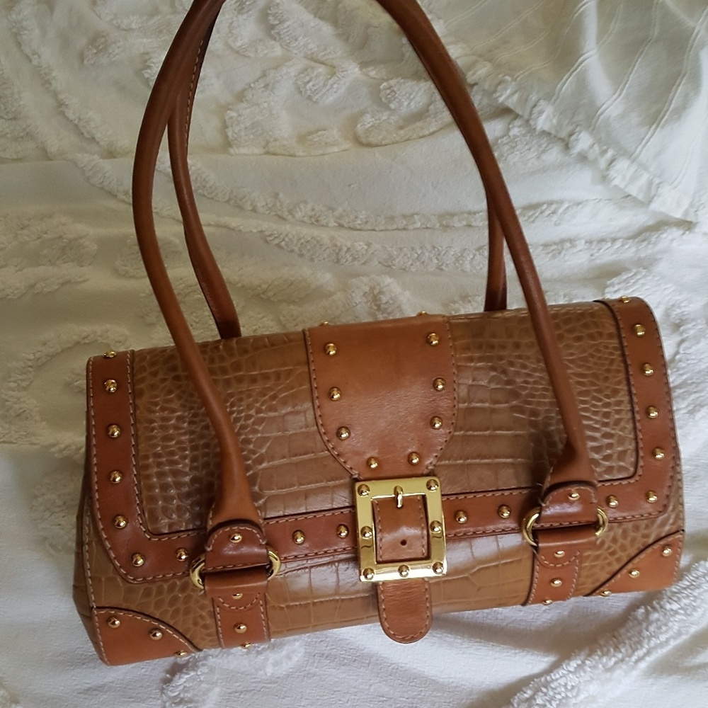 Michael Kors Alligator grain leather purse