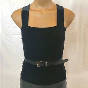 🔥New🔥 Velvet Style Tank Top, Large, Black