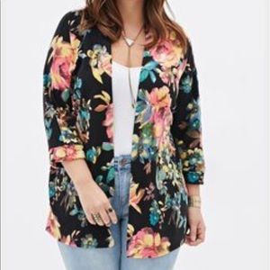 Forever21 plus size floral print sweater 1x